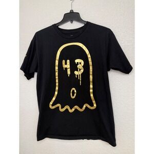 Hoonigan x Trouble Andrew 43 Ghost T-Shirt Mens Large Black Gold GucciGhost Tee